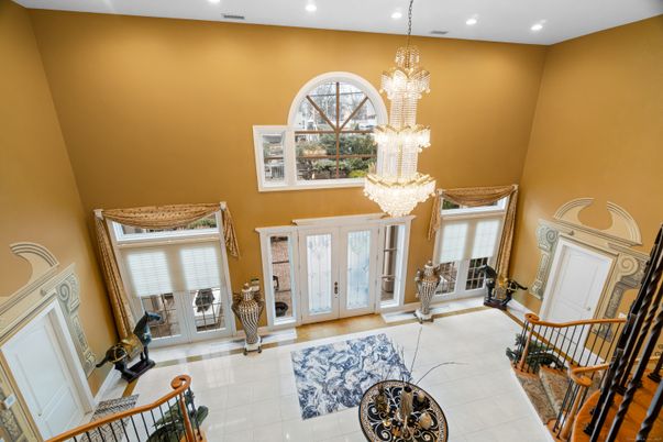 Chandelier, Interior, Recessed Lighting