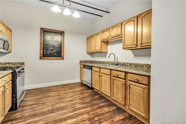 Interior, Kitchen, Wood Texture Flooring