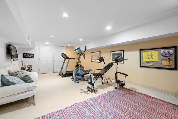 Fitness Equipment, Interior, Recessed Lighting