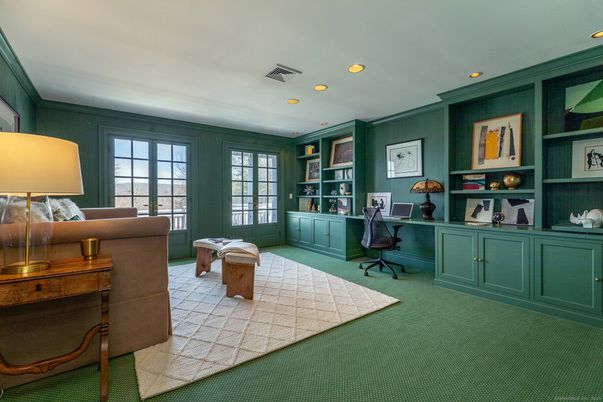 Home Office, Interior, Recessed Lighting