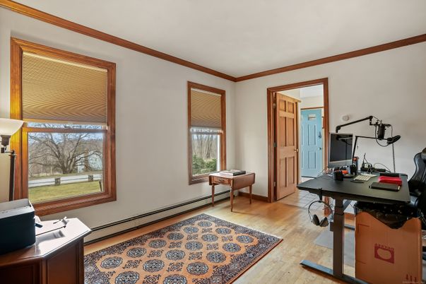 Home Office, Interior, Wood Texture Flooring