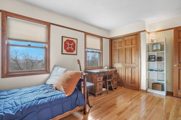 Bedroom, Home Office, Interior, Wood Texture Flooring