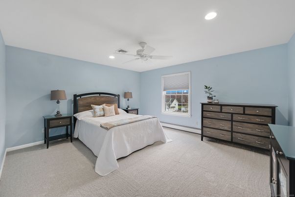 Bedroom, Interior, Recessed Lighting