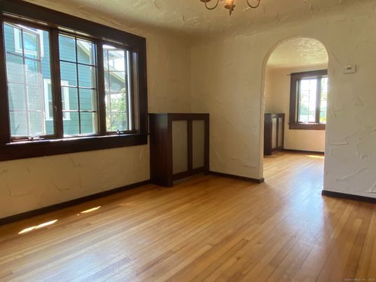 Chandelier, Empty room, Interior, Wood Texture Flooring