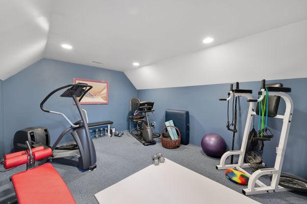 Fitness Equipment, Interior, Recessed Lighting
