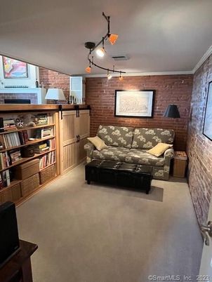 Interior, Living room, Stone Walls