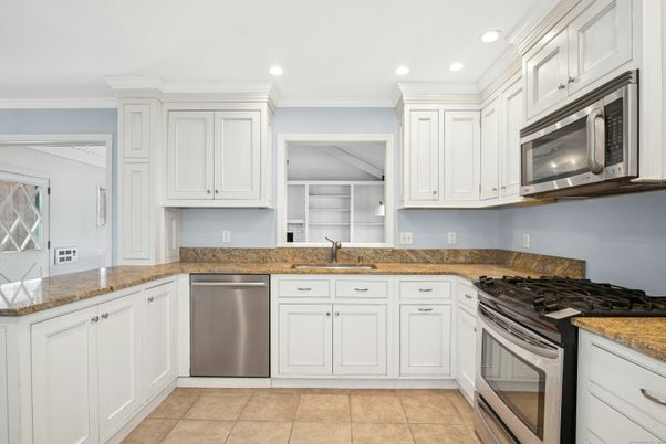 Interior, Kitchen, Recessed Lighting, Stainless Steel Appliances