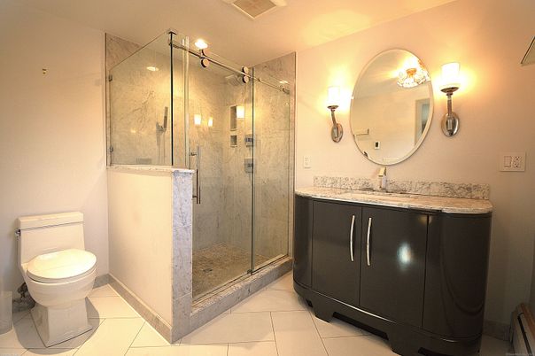 Bathroom, Glass Shower, Interior