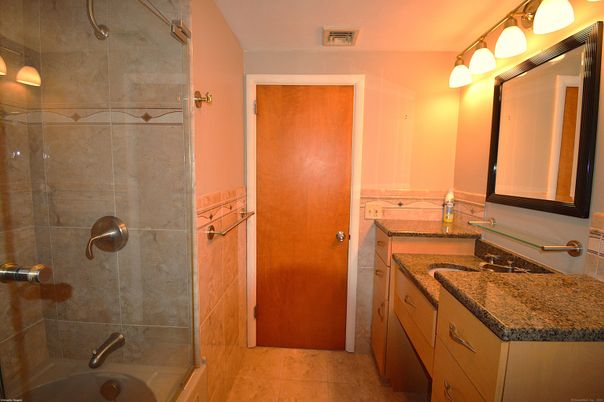 Bathroom, Dual Sink Vanities, Glass Shower, Interior