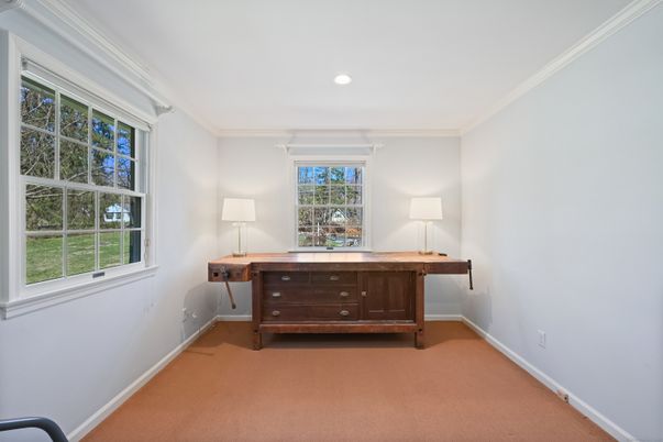 Home Office, Interior, Recessed Lighting