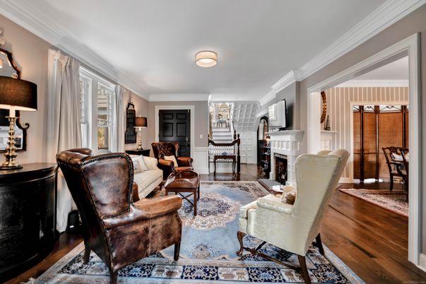 Fireplace, Interior, Living room, Wood Texture Flooring