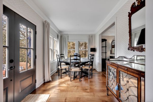 Dining room, Interior, Wood Texture Flooring
