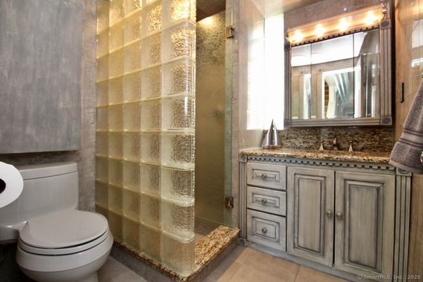 Bathroom, Glass Shower, Interior