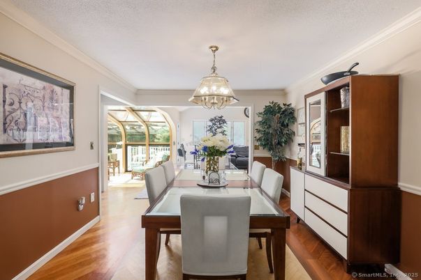 Dining room, Interior, Wood Texture Flooring