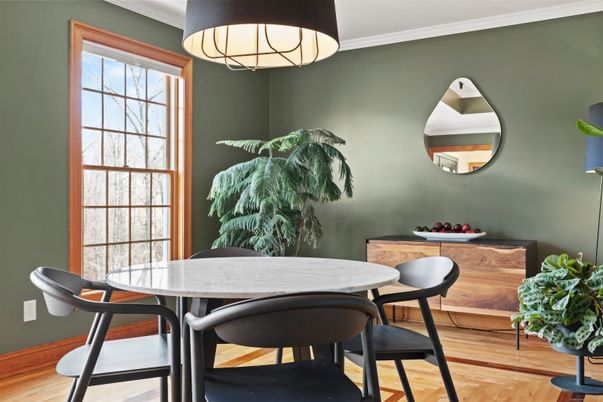 Dining room, Interior, Wood Texture Flooring
