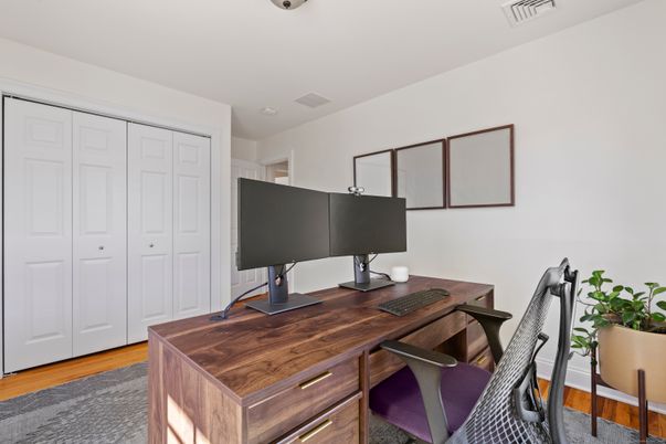 Home Office, Interior, Wood Texture Flooring