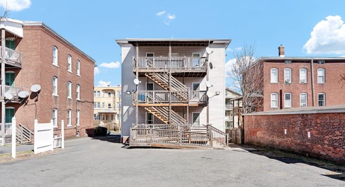 Exterior, Facade, Condo Building