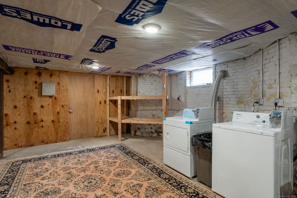 Interior, Stone Walls, Washer, Wooden Walls