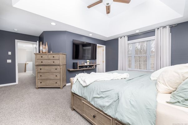 Bedroom, Interior, Recessed Lighting