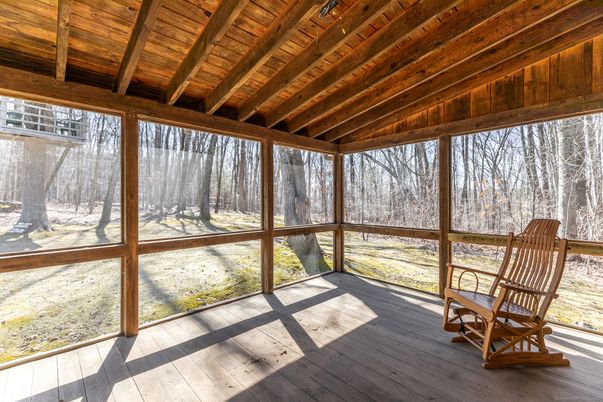 Interior, Sun Room, Wooden Beams, Wooden Ceilings, Wood Texture Flooring