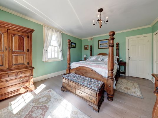 Bedroom, Chandelier, Interior, Wood Texture Flooring