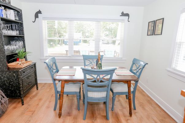 Dining room, Interior, Wood Texture Flooring