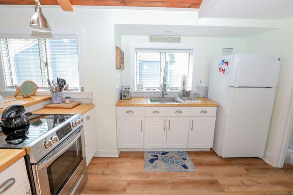 Interior, Kitchen, Wood Texture Flooring