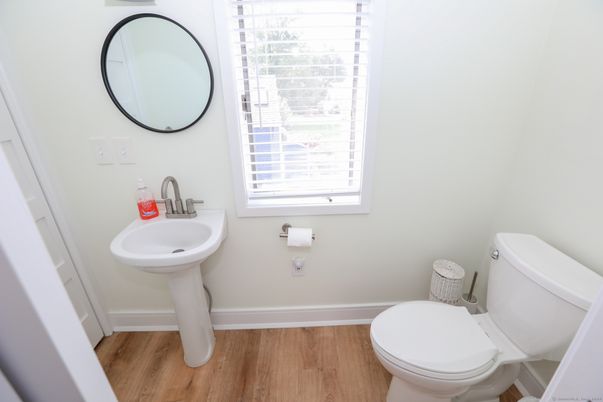 Bathroom, Interior, Wood Texture Flooring