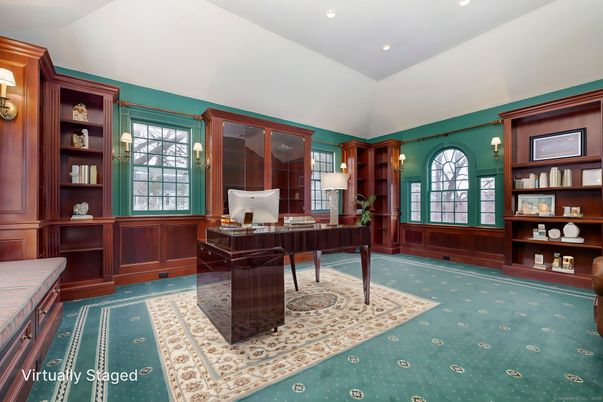 Home Office, Interior, Recessed Lighting