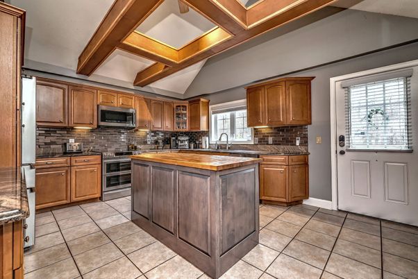 Interior, Kitchen, Wooden Beams