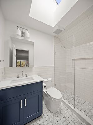 Bathroom, Glass Shower, Interior