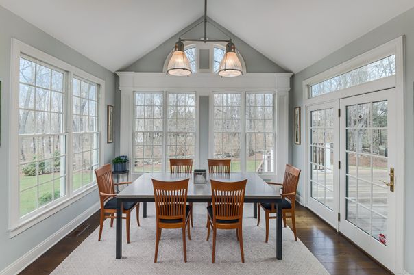 Dining room, Interior, Wood Texture Flooring