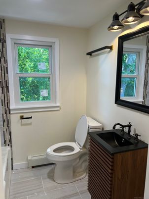 Bathroom, Interior, Wood Texture Flooring