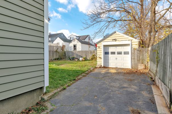 Backyard, Detached Garage, Exterior