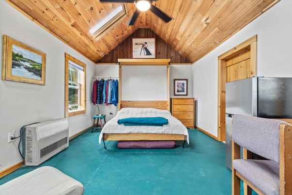 Bedroom, Interior, Wooden Ceilings