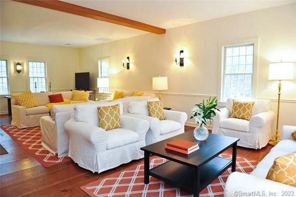 Interior, Living room, Wooden Beams, Wood Texture Flooring