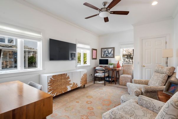 Home Office, Interior, Living room, Recessed Lighting