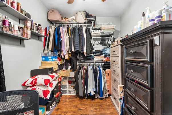 Interior, Walk-in Closets, Wood Texture Flooring