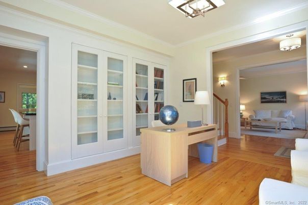 Home Office, Interior, Wood Texture Flooring