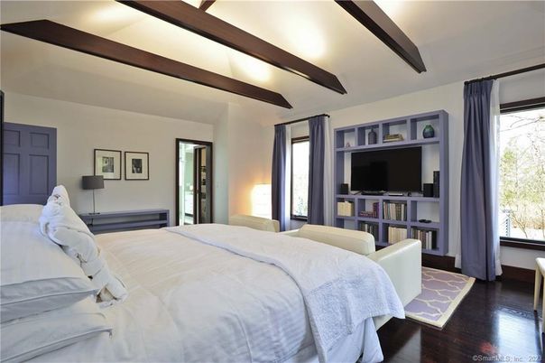 Bedroom, Interior, Wooden Beams, Wood Texture Flooring