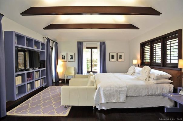 Bedroom, Interior, Wooden Beams, Wood Texture Flooring