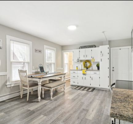 Dining room, Interior, Kitchen, Wood Texture Flooring