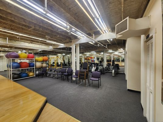 Fitness Equipment, Gym, Interior, Wood Texture Flooring