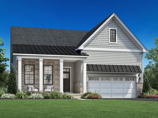 Attached, Exterior, Facade, Brick Traditional