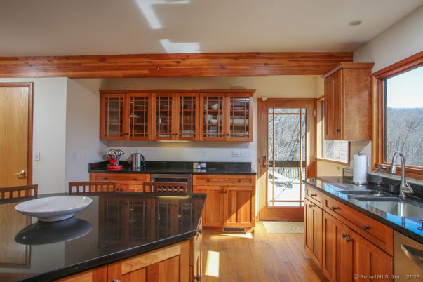Interior, Kitchen, Wood Texture Flooring