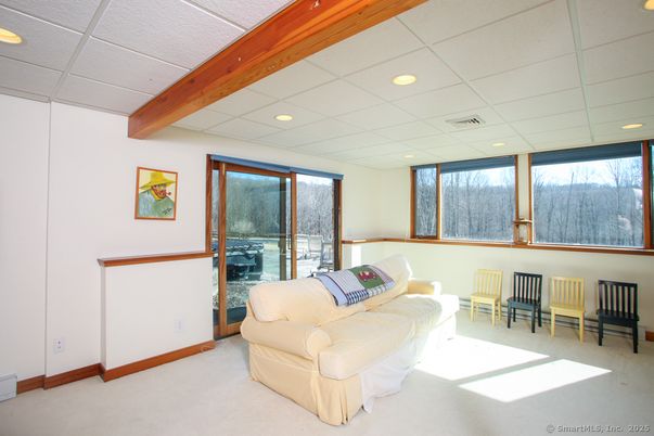 Interior, Recessed Lighting, Wooden Beams