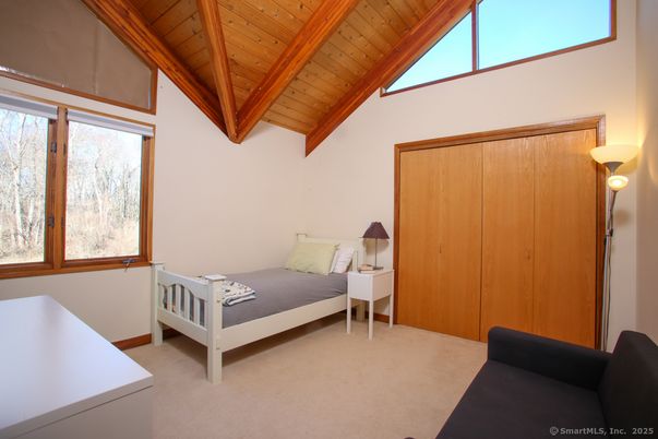 Bedroom, Interior, Wooden Beams, Wooden Ceilings