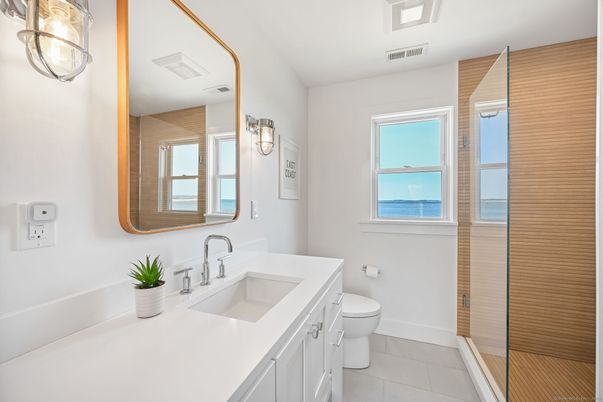 Bathroom, Glass Shower, Interior