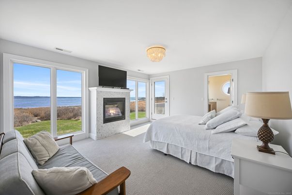 Bedroom, Fireplace, Interior, Water