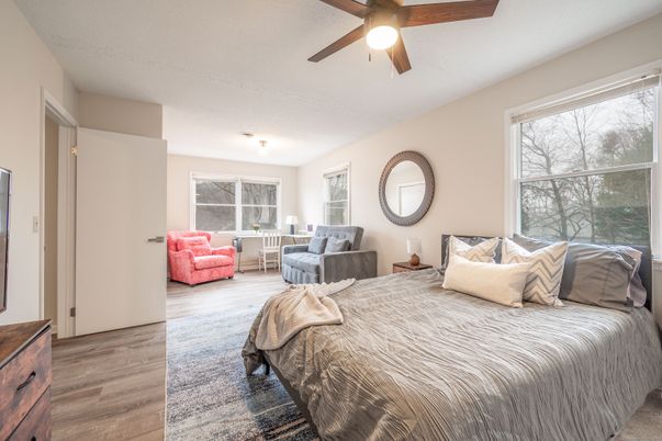 Bedroom, Interior, Wood Texture Flooring